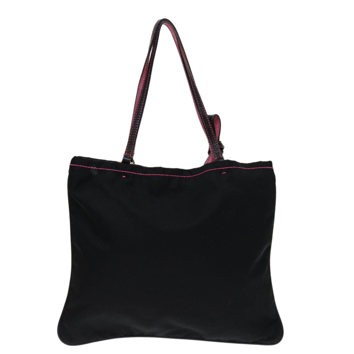 PRADA Hand Bag Nylon Black 69648
