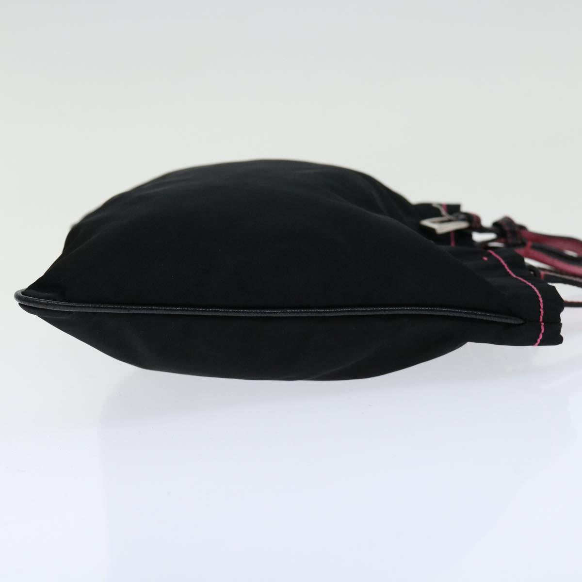 PRADA Hand Bag Nylon Black 69648
