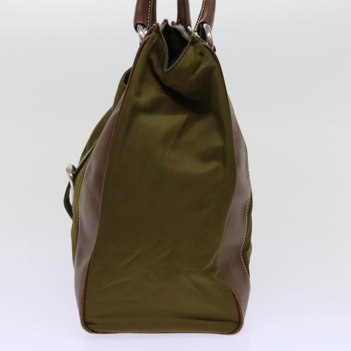PRADA Tote Bag Nylon Khaki 69650