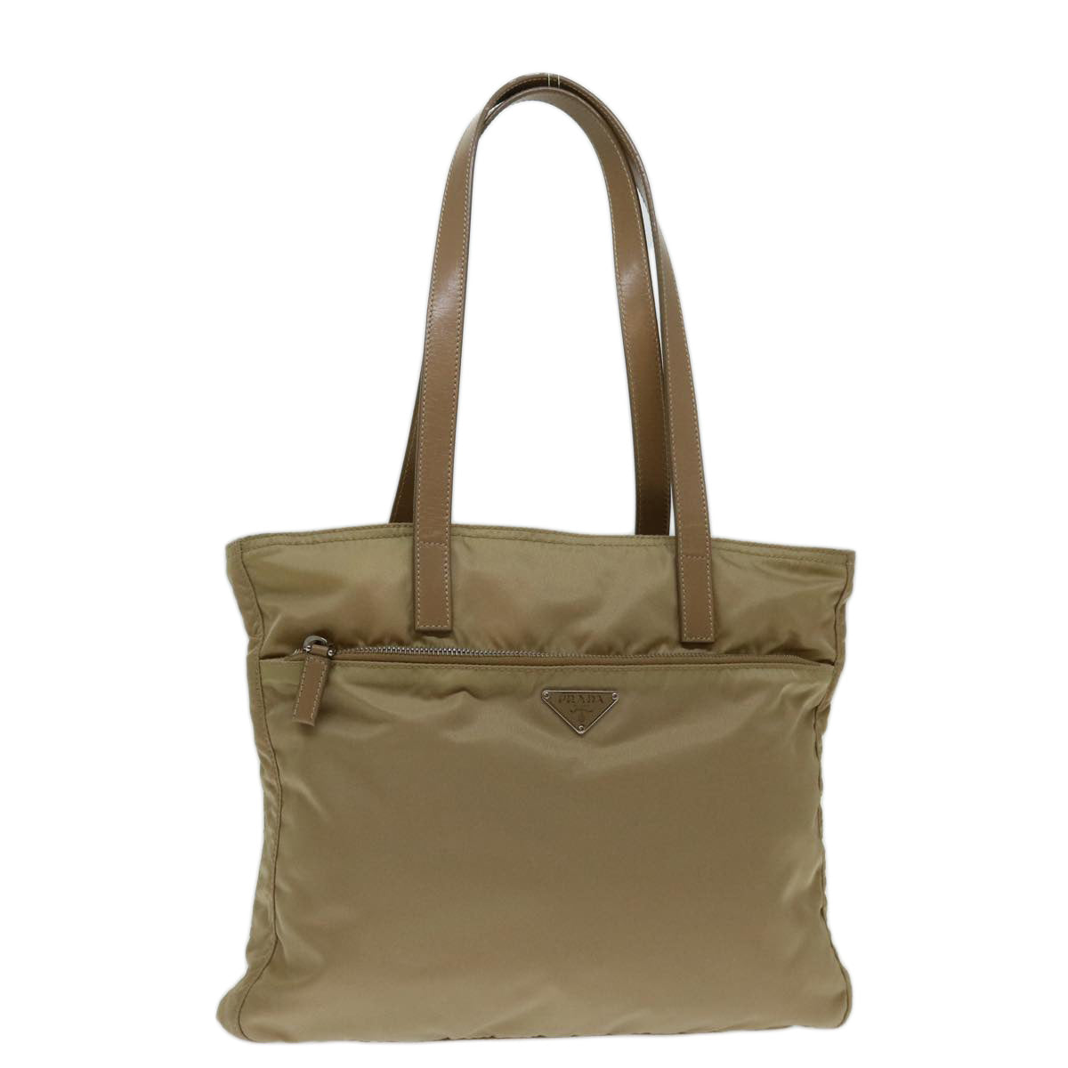 PRADA Tote Bag Nylon Brown 69656