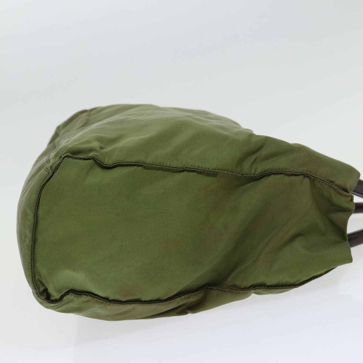 PRADA Hand Bag Nylon Khaki 69657