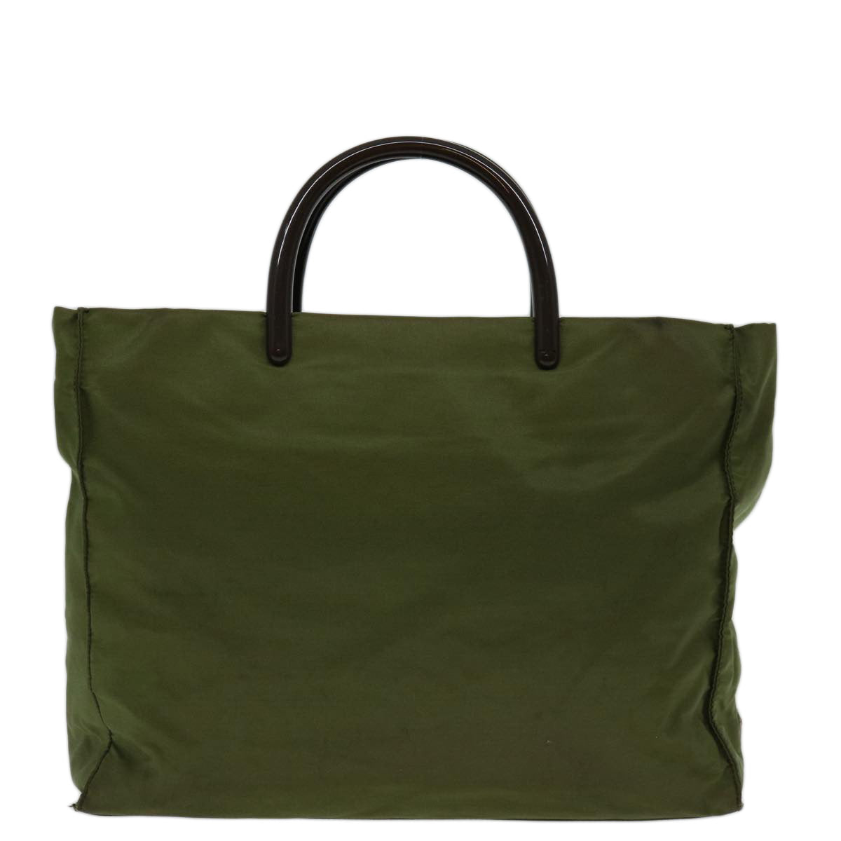 PRADA Hand Bag Nylon Khaki 69659