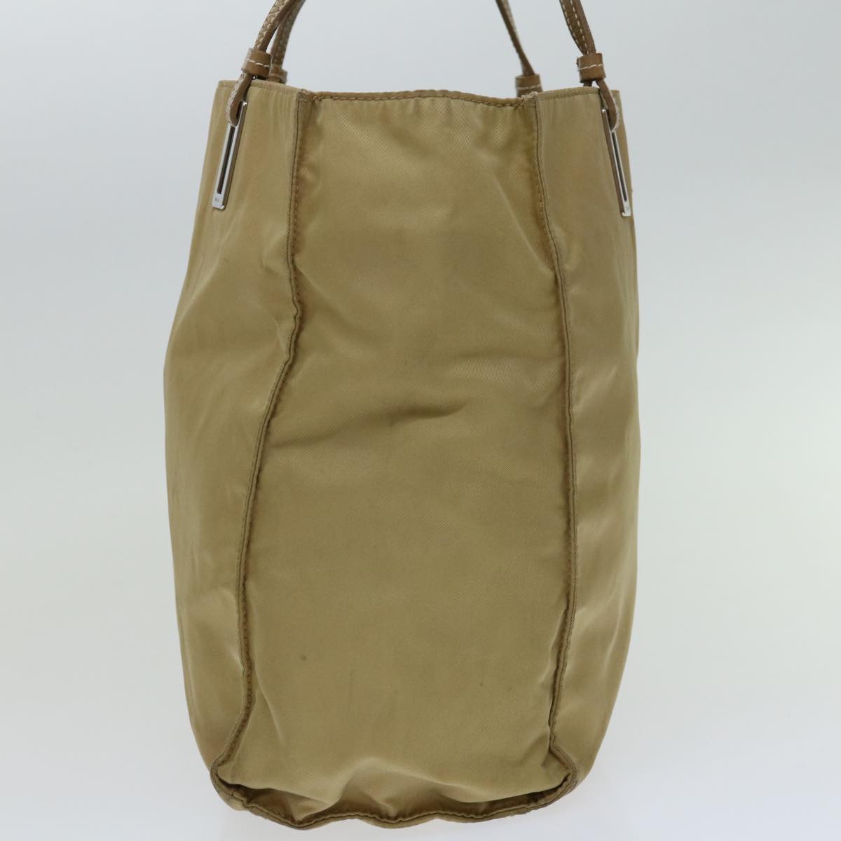 PRADA Tote Bag Nylon Beige  69660