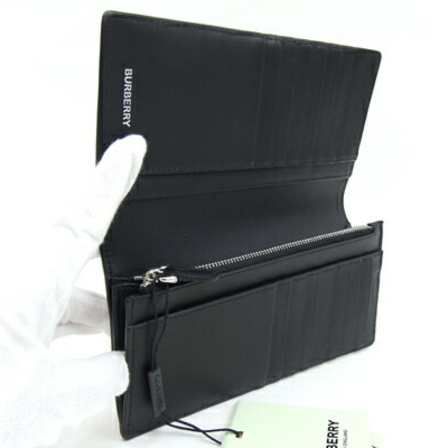 Burberry Pvc Leather Long Wallet (Bi-Fold) ()