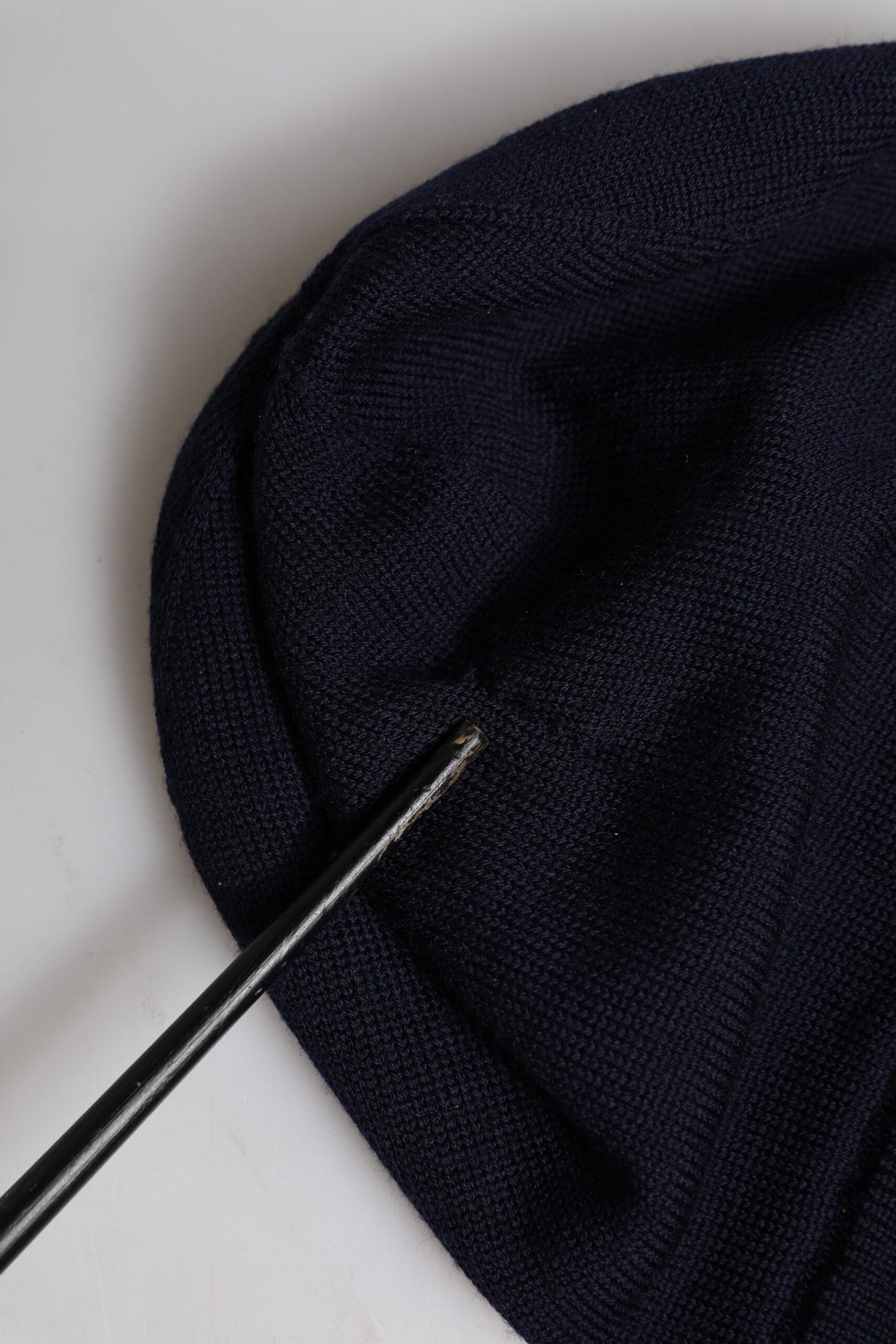 Dolce & Gabbana Black Wool #DGLovesLondon Winter Beanie Men's Hat ()