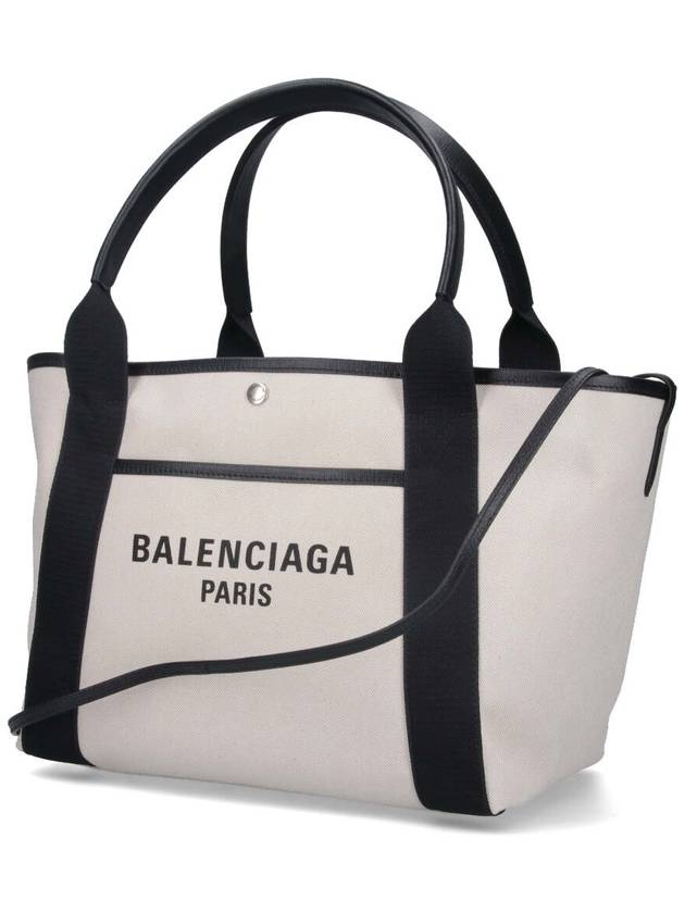 Balenciaga Women s Biarritz Medium Tote Bag Beige Black