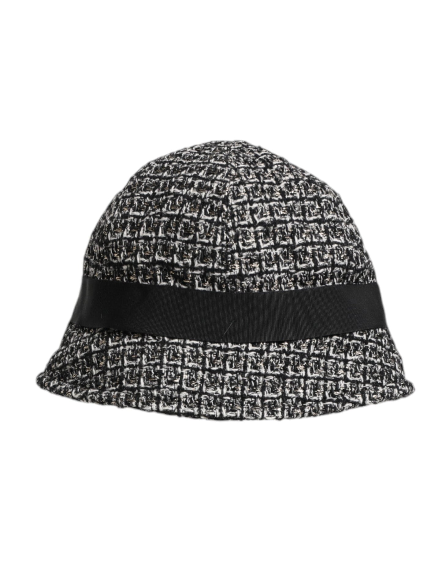 Dolce & Gabbana Black Cotton Blend Bucket Women's Hat