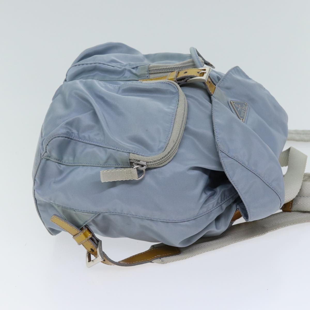 PRADA Backpack Nylon Light Blue 69942