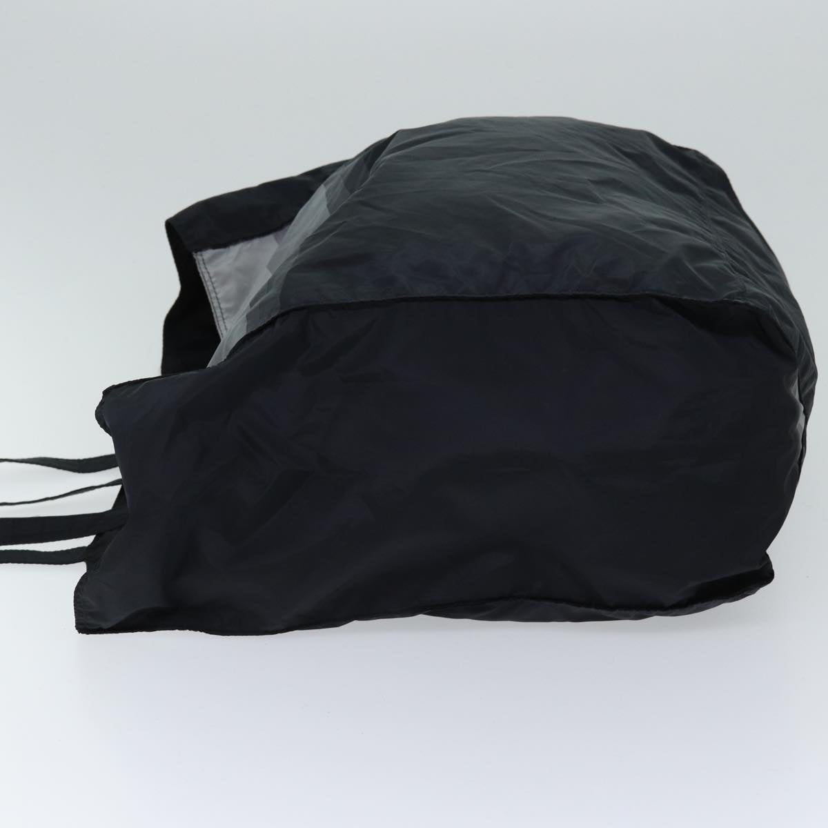 PRADA Tote Bag Nylon Black Gray 69946