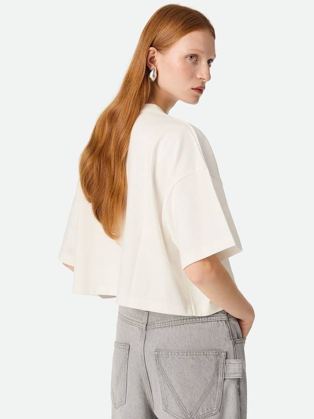 Bottega Veneta Pocket Detail Cotton Short Sleeve T-Shirt White
