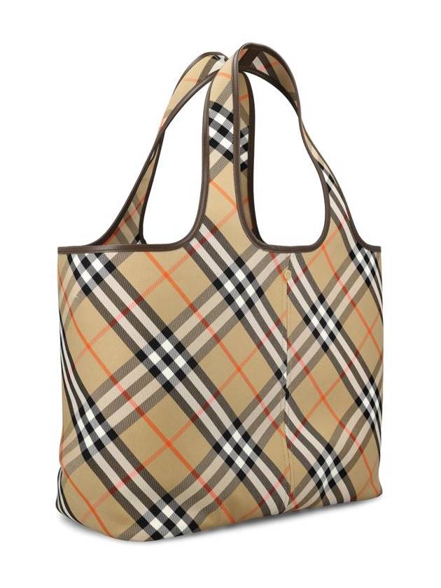 Burberry Check Medium Tote Bag Sand