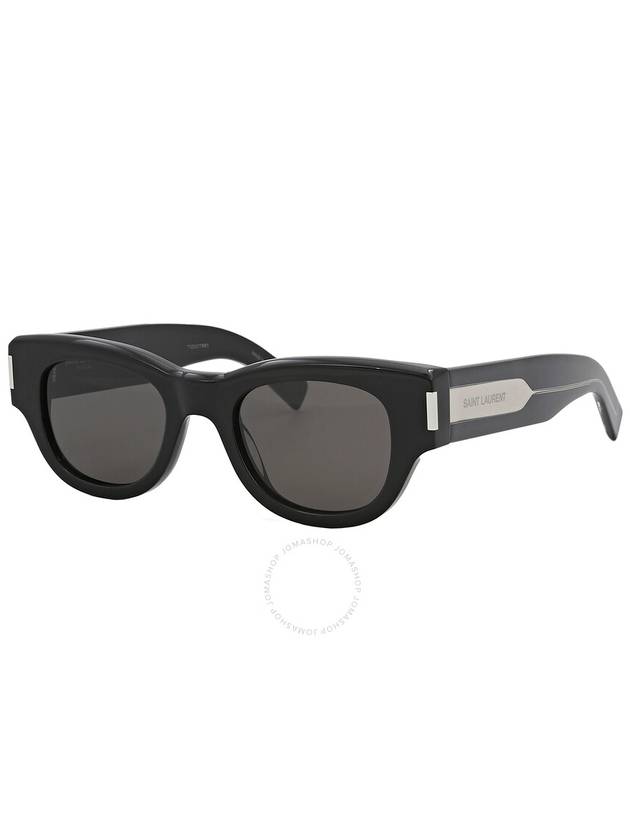 Saint Laurent Saint Laurent Grey Square Ladies Sunglasses SL 573 001 49