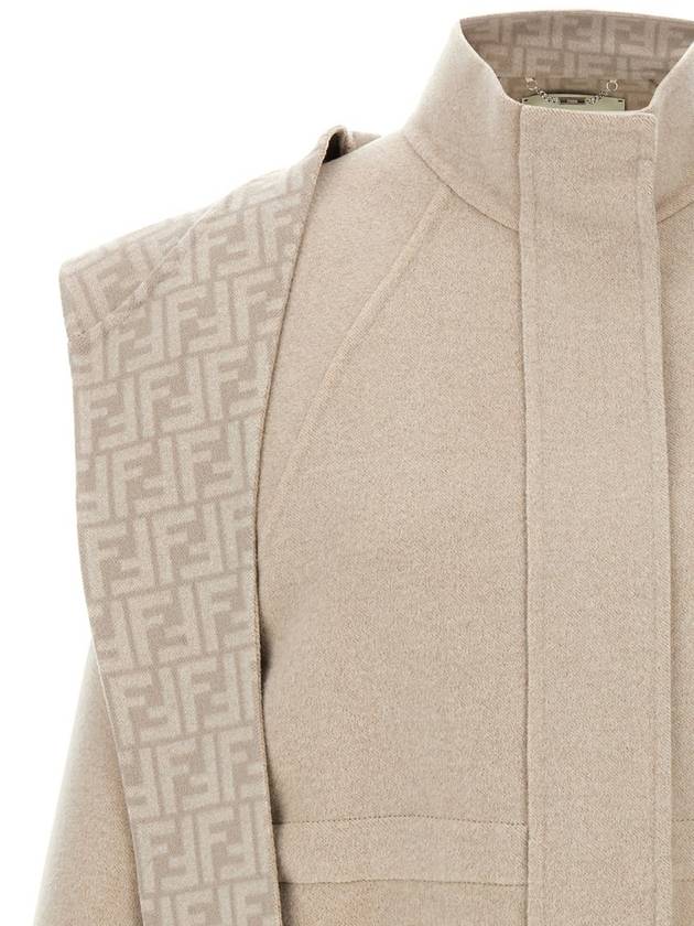 Fendi Fendi Ff Wool Parka
