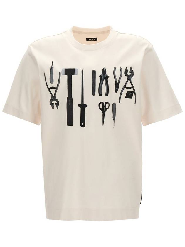 Fendi short sleeve t-shirt FY0936AR6Y F1J7C WHITE