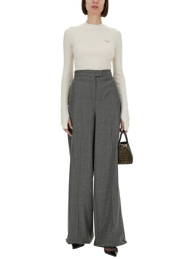 Fendi WOOL AND SILK SWEATER