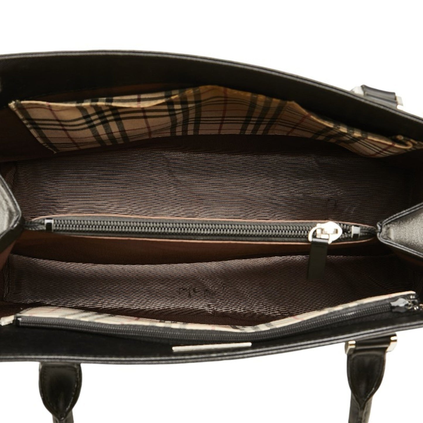 Burberry Leather Handbag Tote Bag ()
