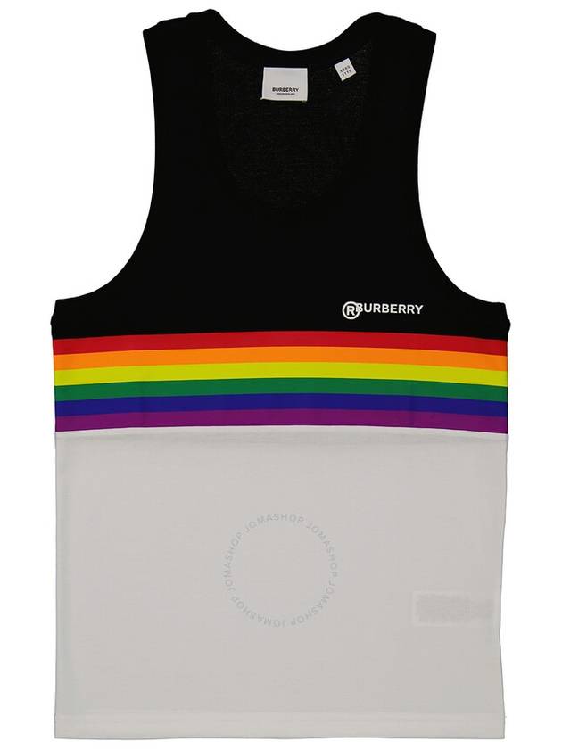 Burberry Burberry Men's Black Pride Print Tank Top, Size XXX-Small