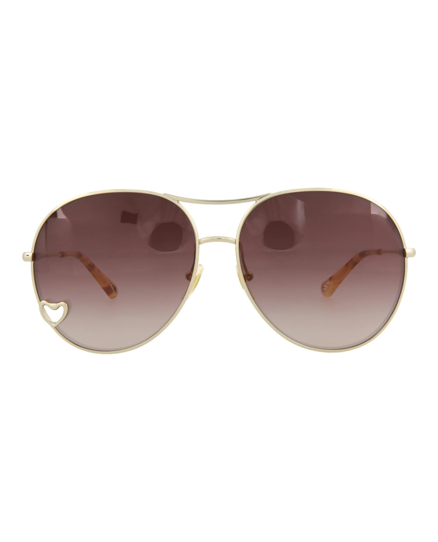 Aviator-Style Metal Sunglasses
