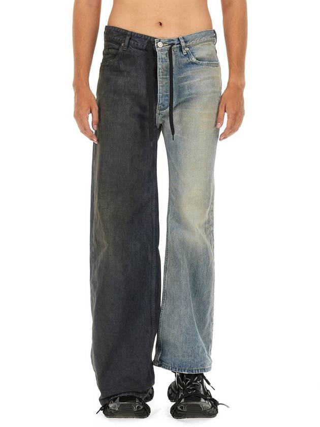 Balenciaga Fifty Fifty Jeans Black Blue