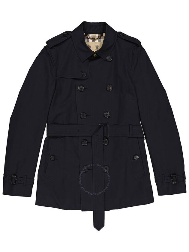 Burberry Burberry Men's The Chelsea Short Navy Trench Coat, Brand Size 50 (US Size 40)