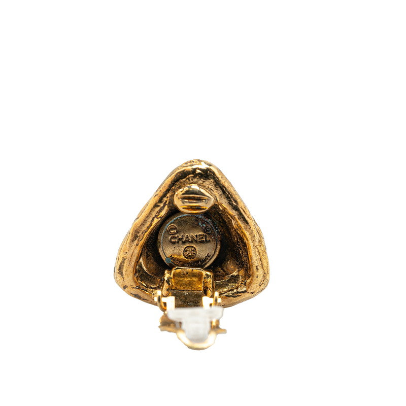 Chanel Vintage Gold Plated Earrings