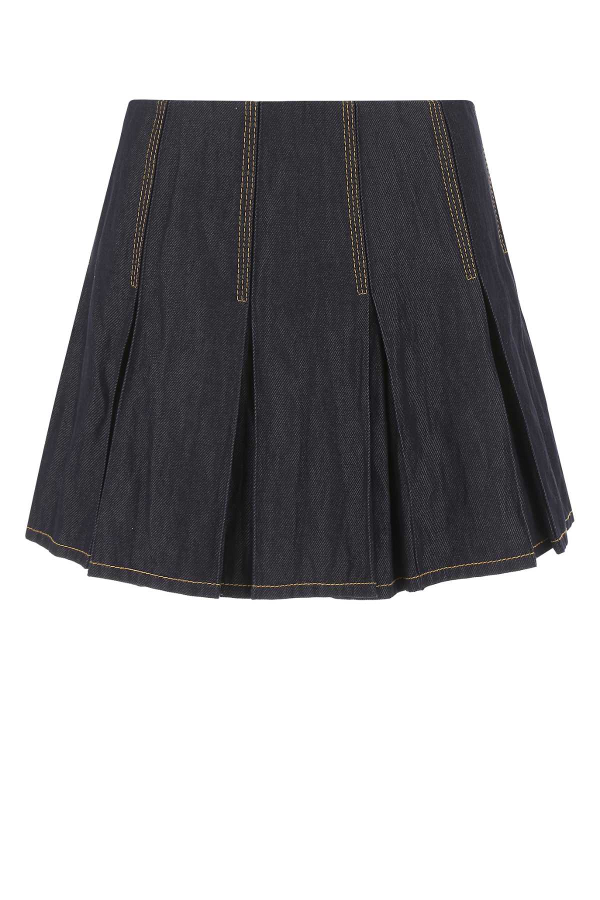BOTTEGA VENETA Chic Denim Mini Skirt for Women