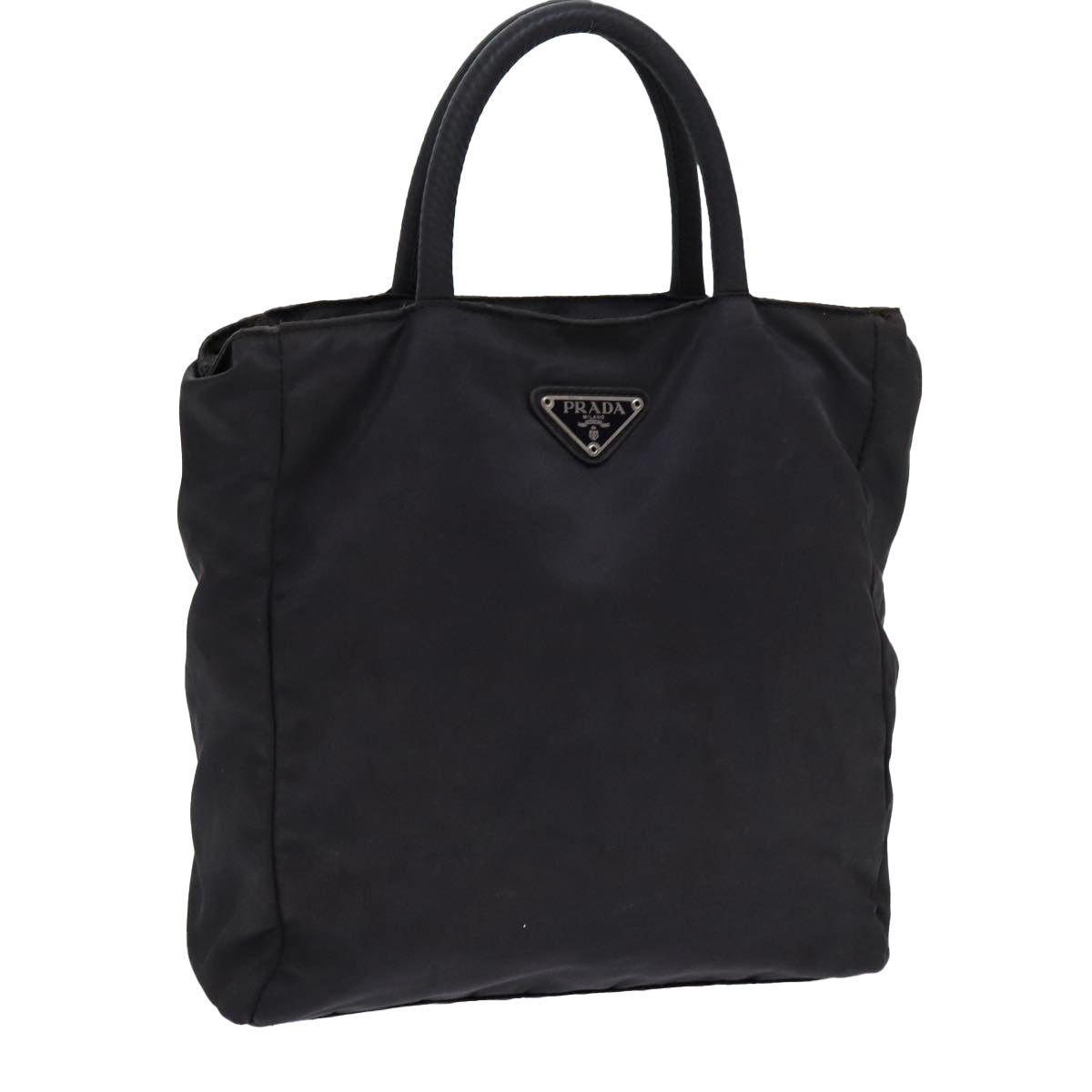 PRADA Hand Bag Nylon Brown 70153