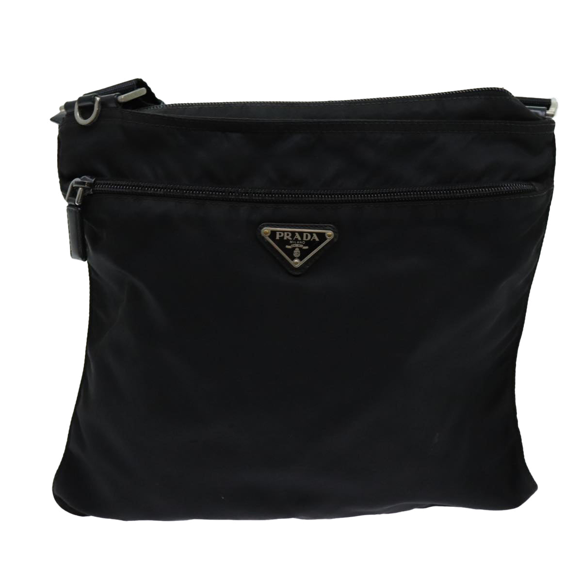 PRADA Shoulder Bag Nylon Black 70154