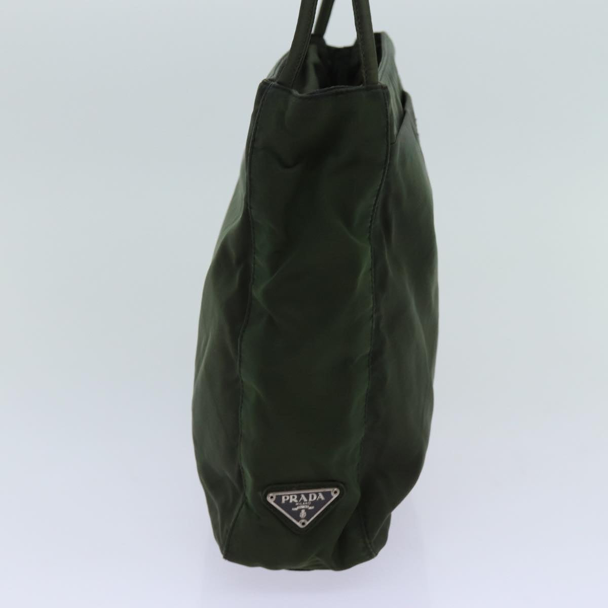 PRADA Tote Bag Nylon Khaki 70155