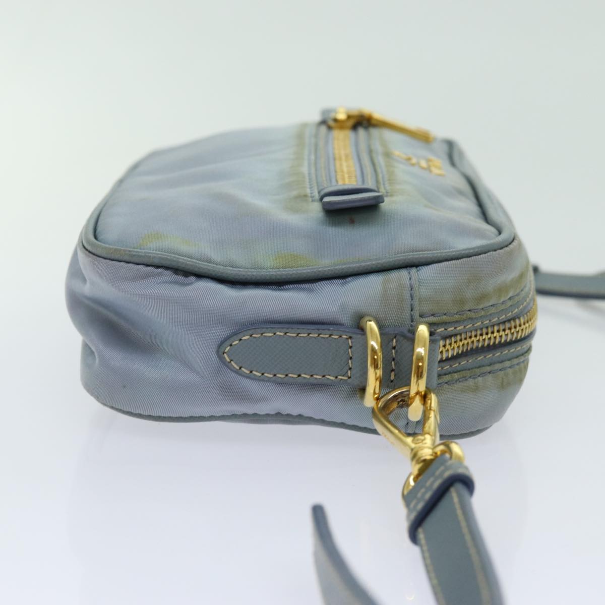 PRADA Shoulder Bag Nylon Light Blue 70157