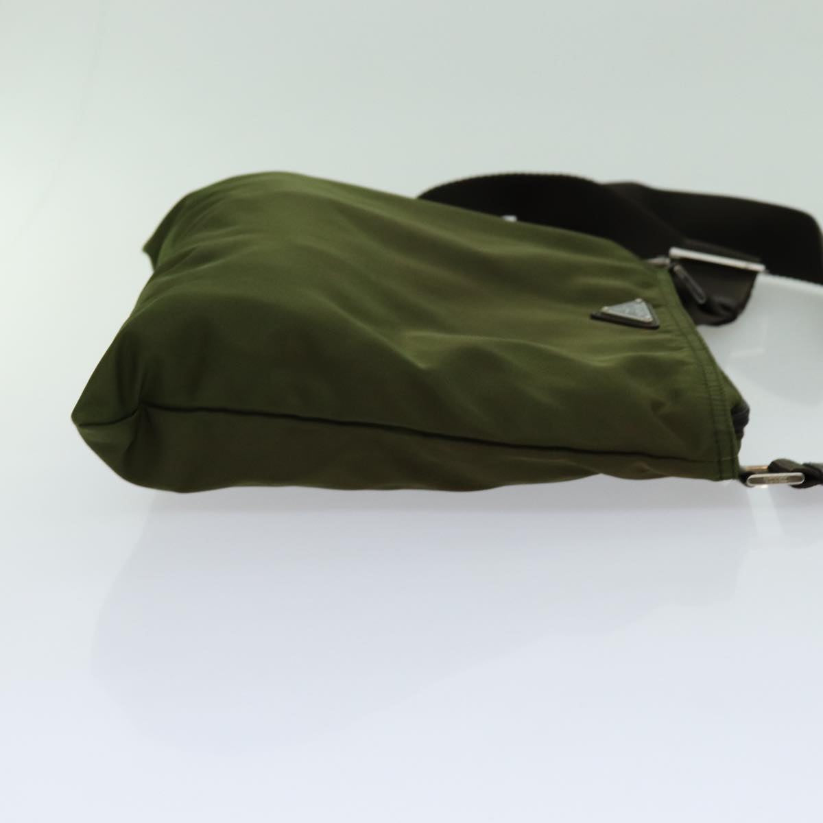 PRADA Shoulder Bag Nylon Khaki 70159