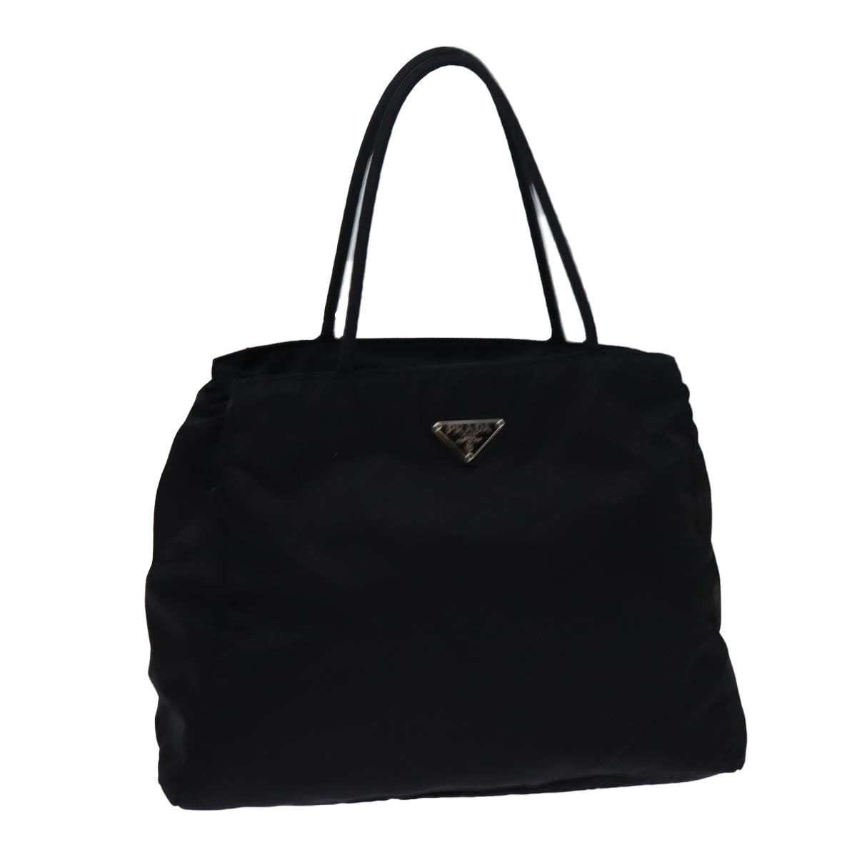 PRADA Hand Bag Nylon Black 70160