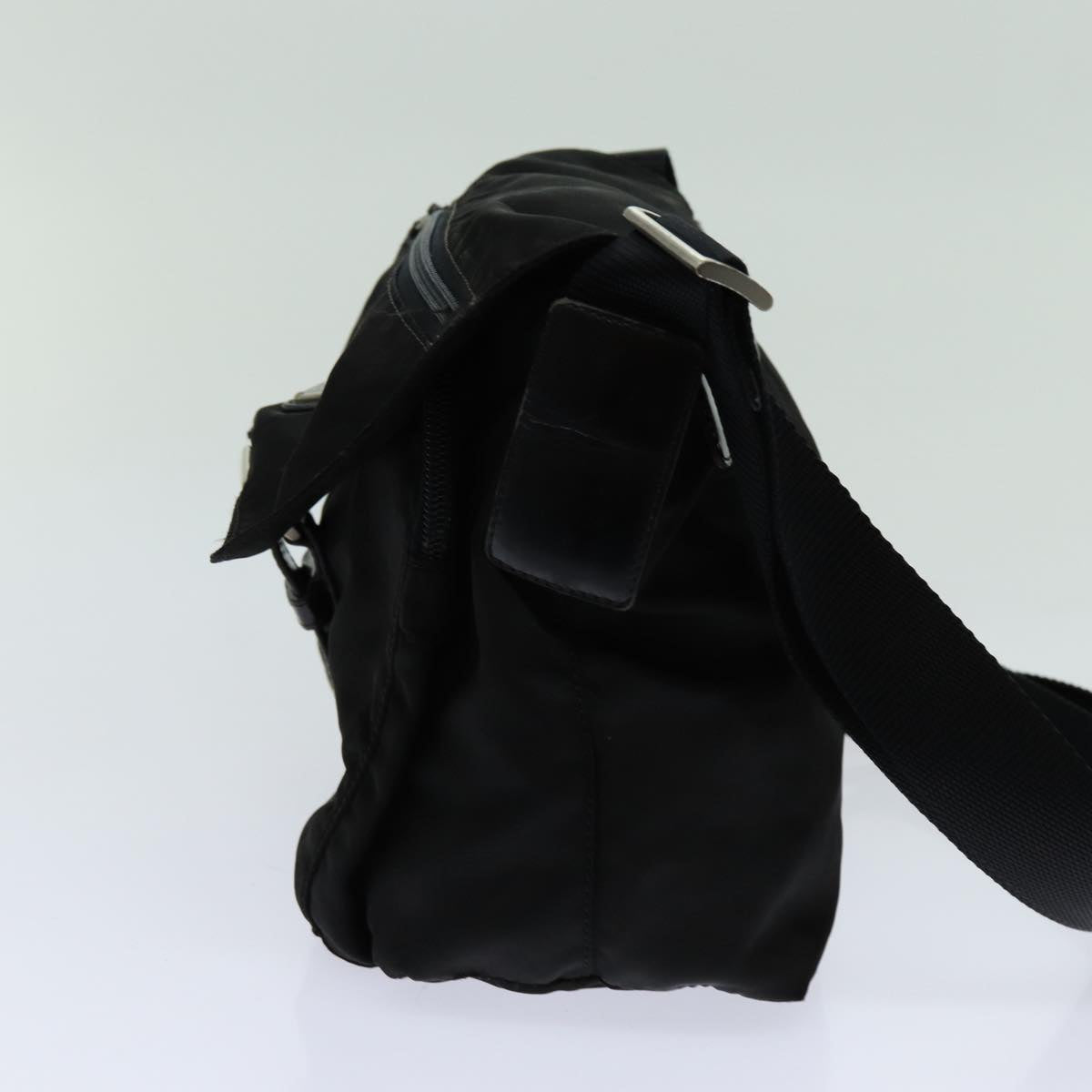 PRADA Shoulder Bag Nylon Black 70207