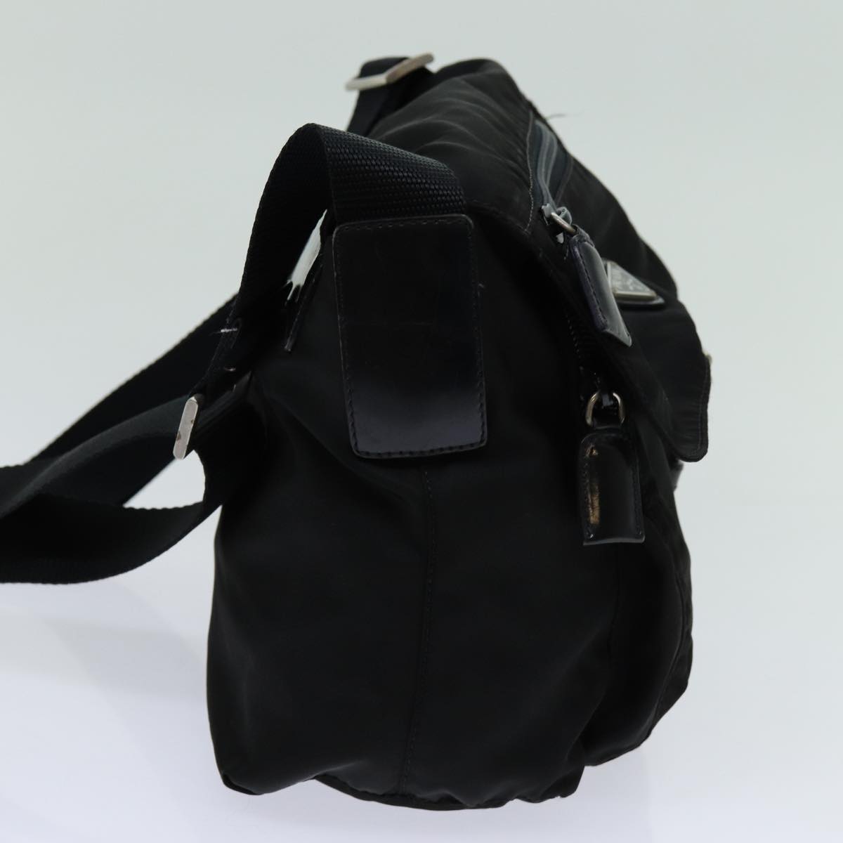 PRADA Shoulder Bag Nylon Black 70207