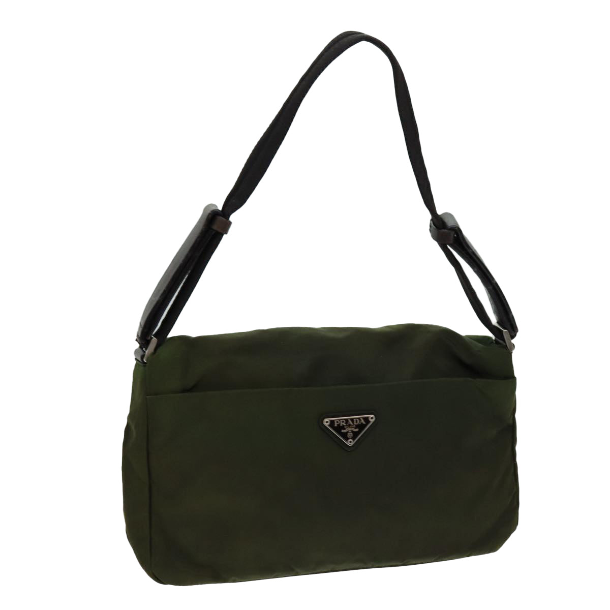 PRADA Shoulder Bag Nylon Khaki 70210