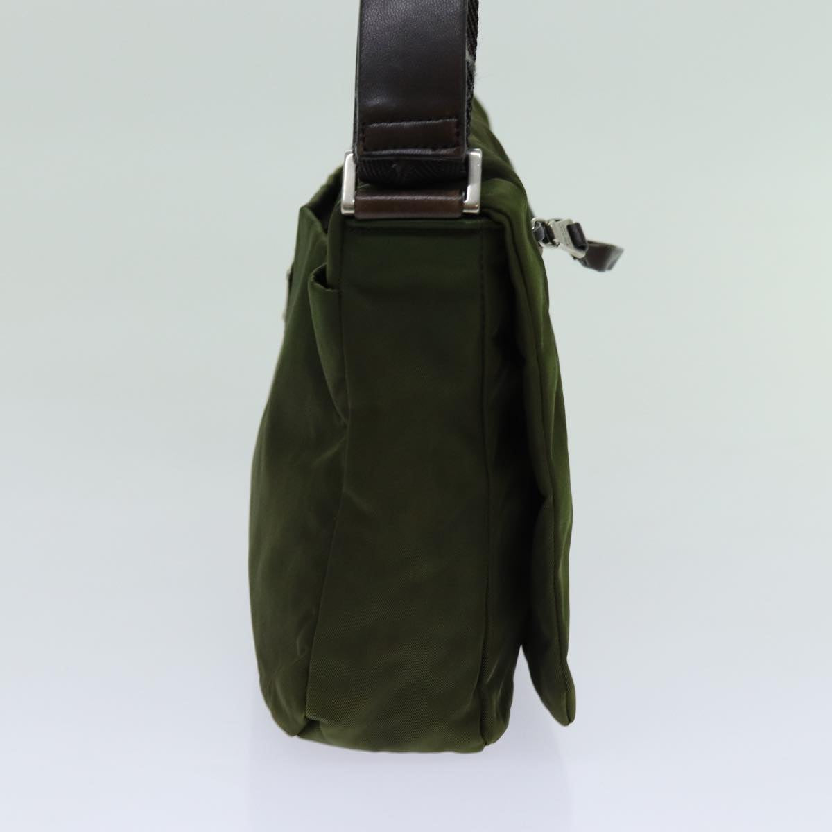 PRADA Shoulder Bag Nylon Khaki 70210