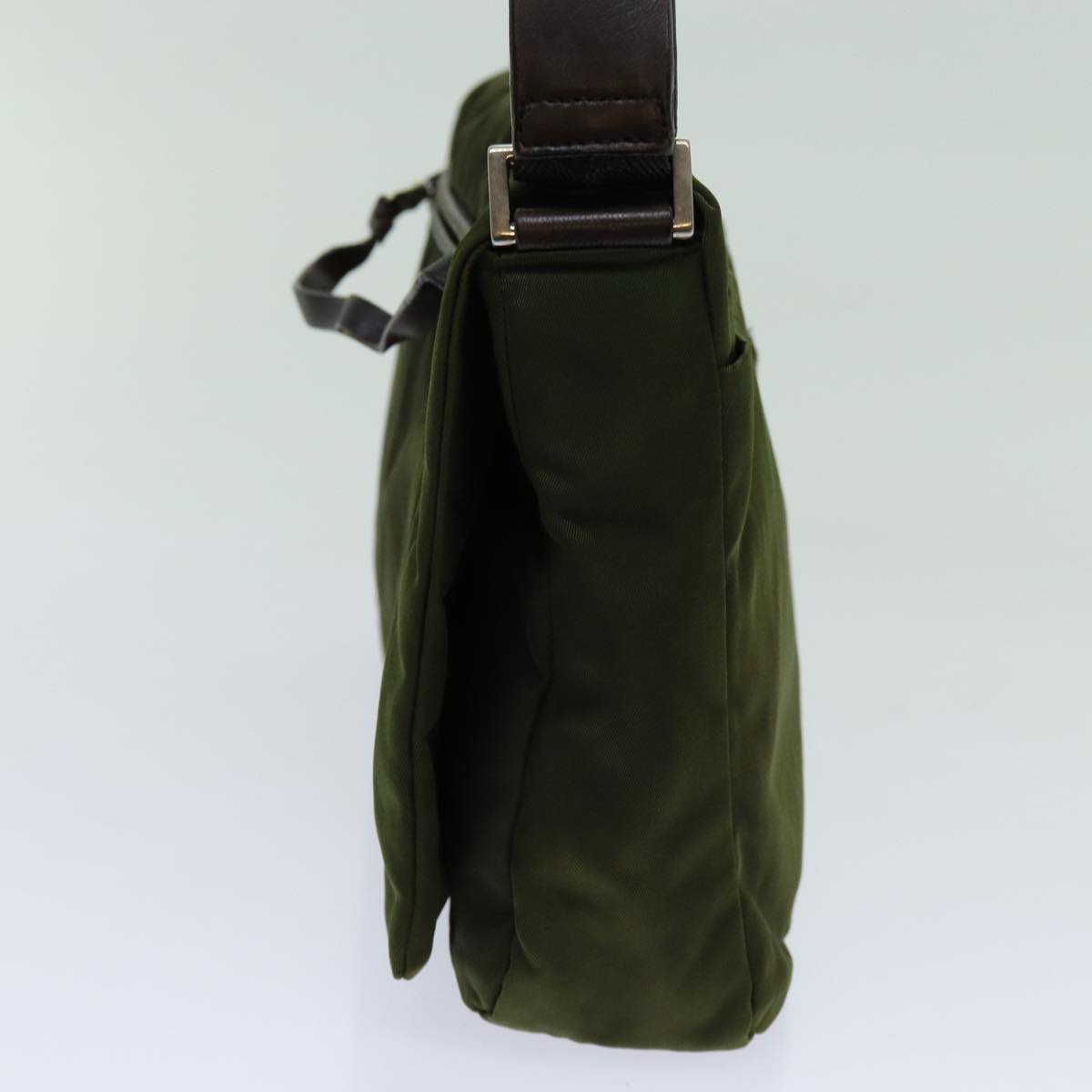 PRADA Shoulder Bag Nylon Khaki 70210