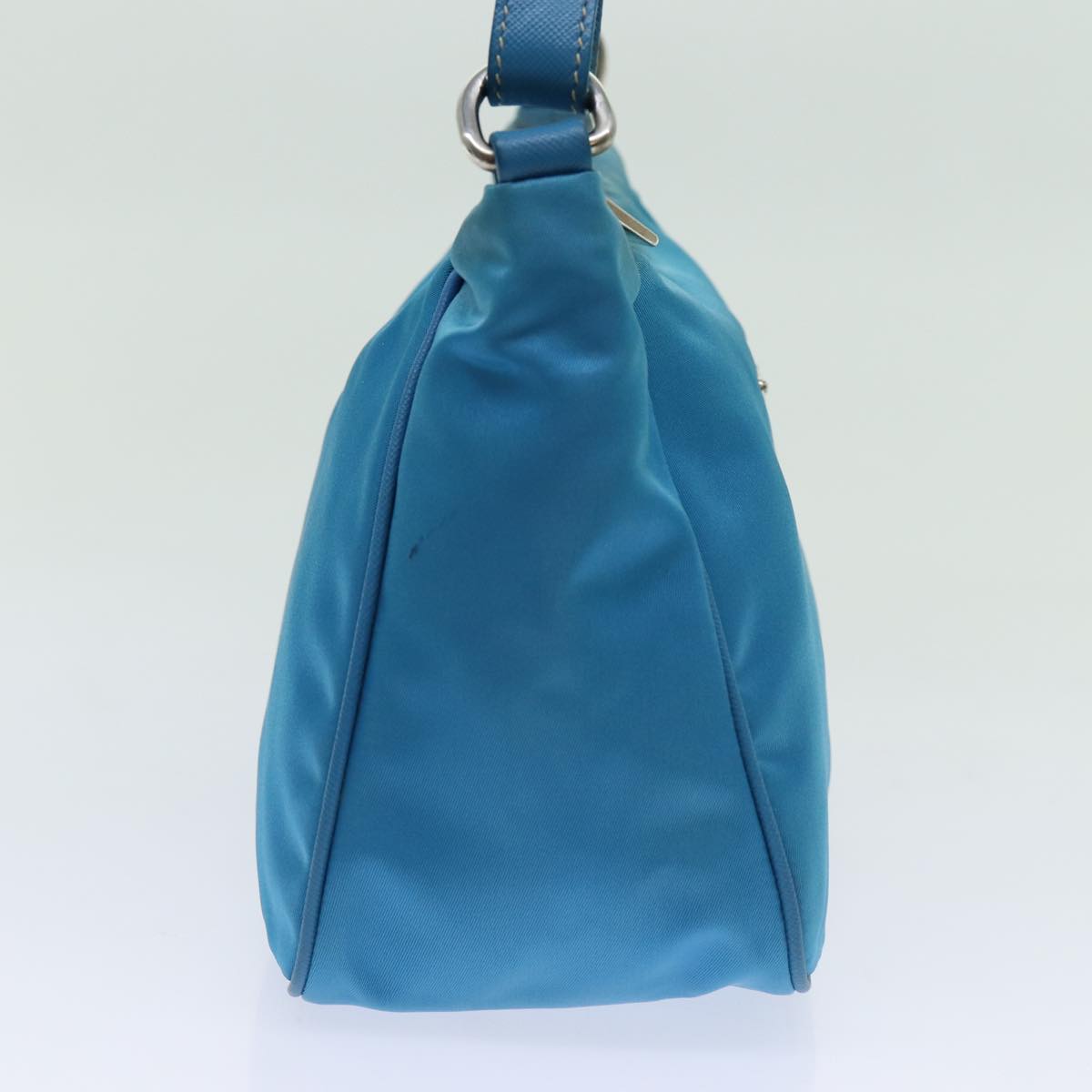 PRADA Accessory Pouch Nylon Light Blue 70224