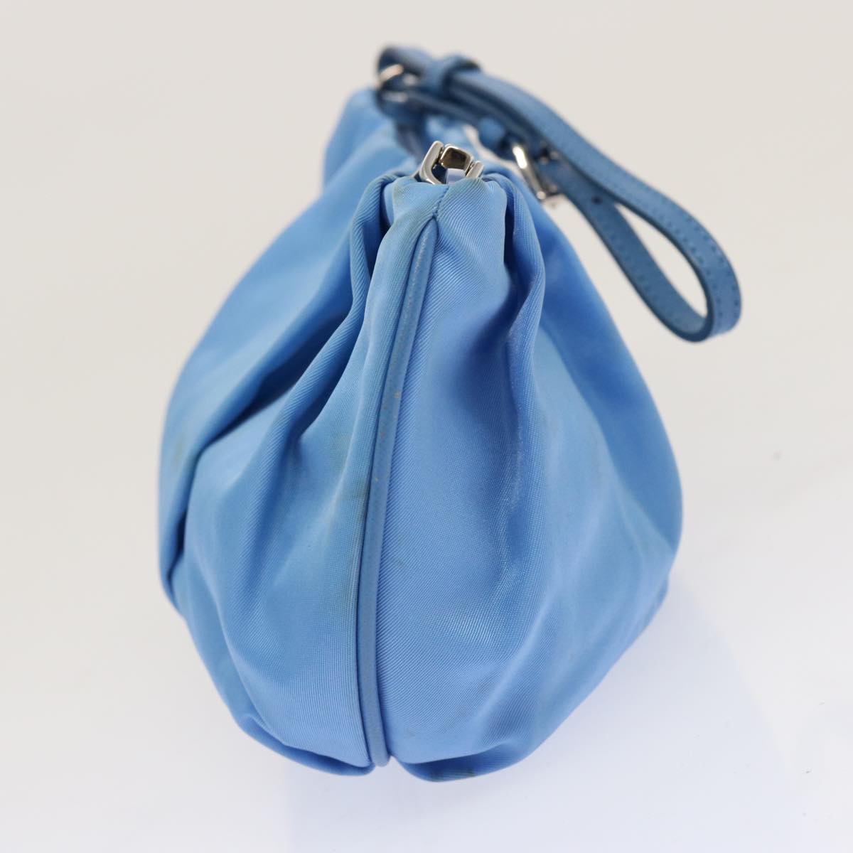 PRADA Pouch Nylon Light Blue 70292