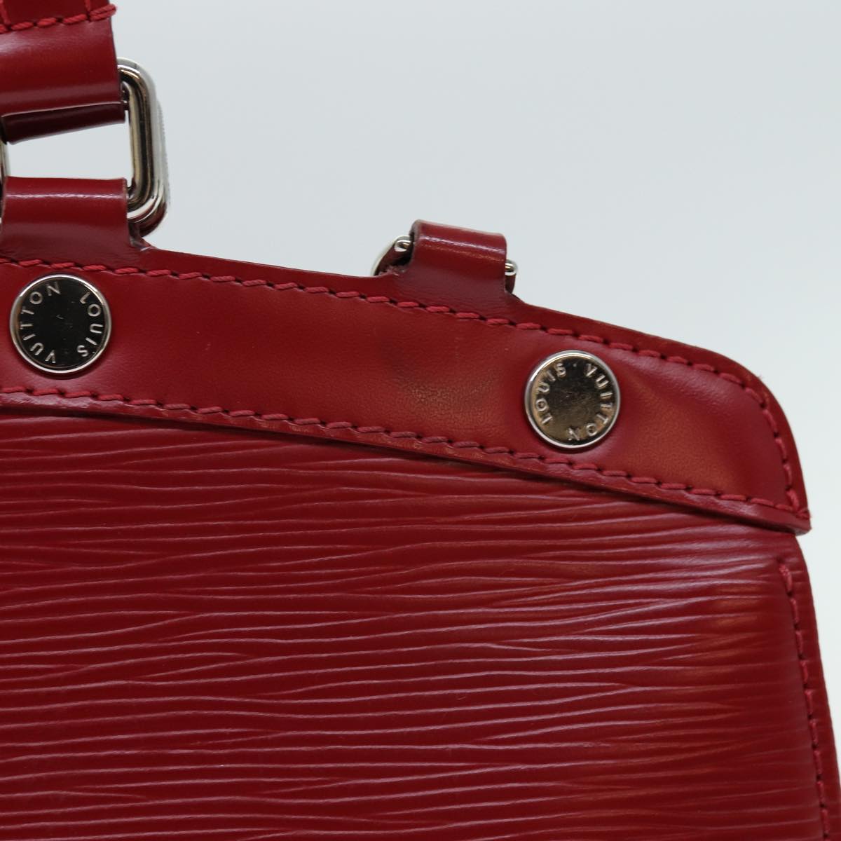 LOUIS VUITTON Epi Blair MM Hand Bag 2way Red Car Mine M4030E LV 70380