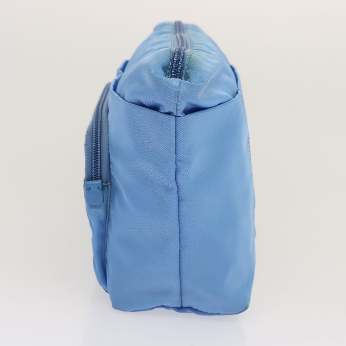 PRADA Pouch Nylon Light Blue 70385
