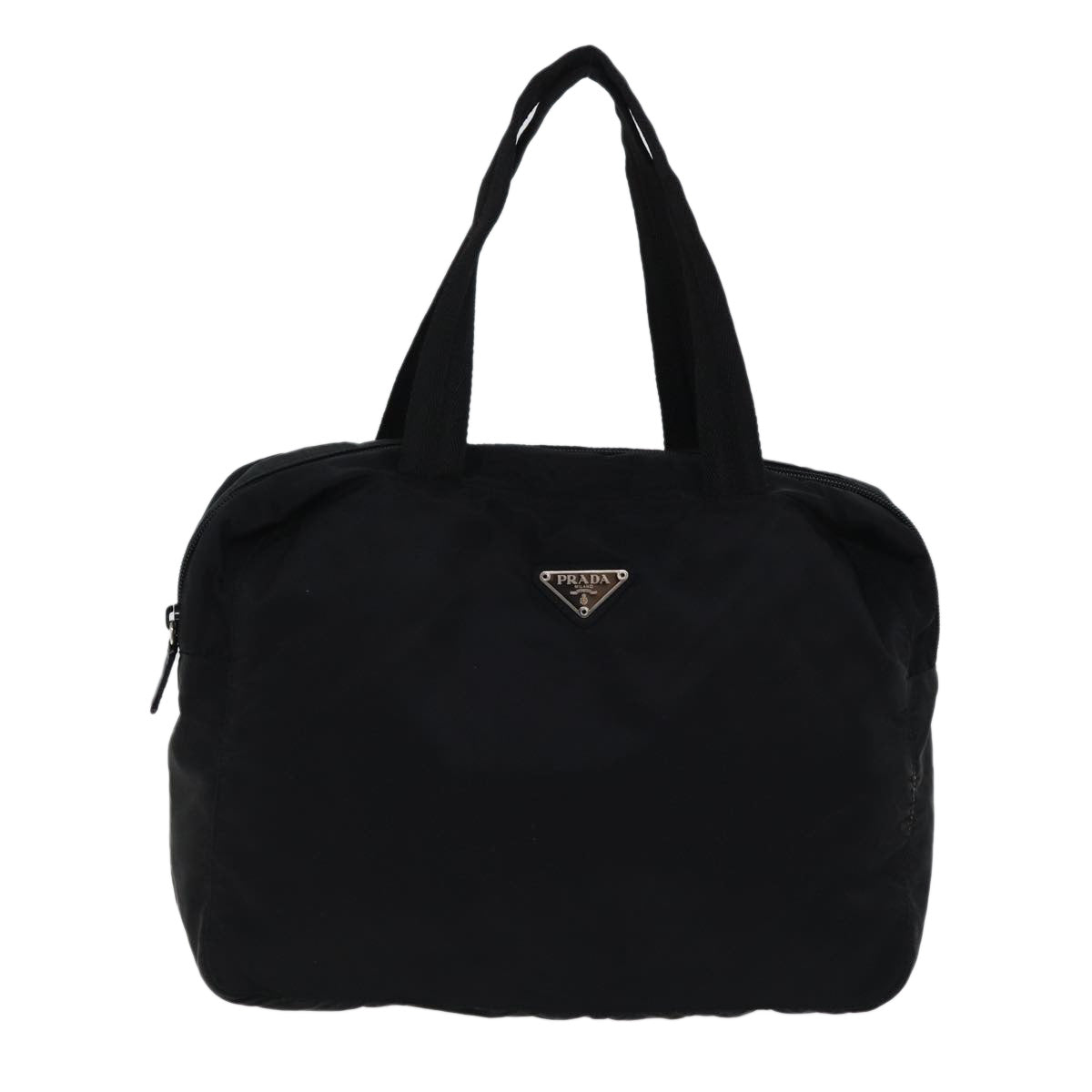 PRADA Hand Bag Nylon Black 70386