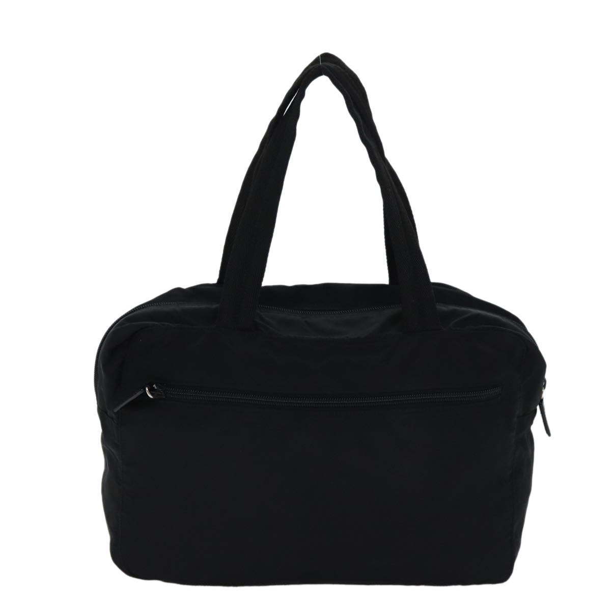 PRADA Hand Bag Nylon Black 70386