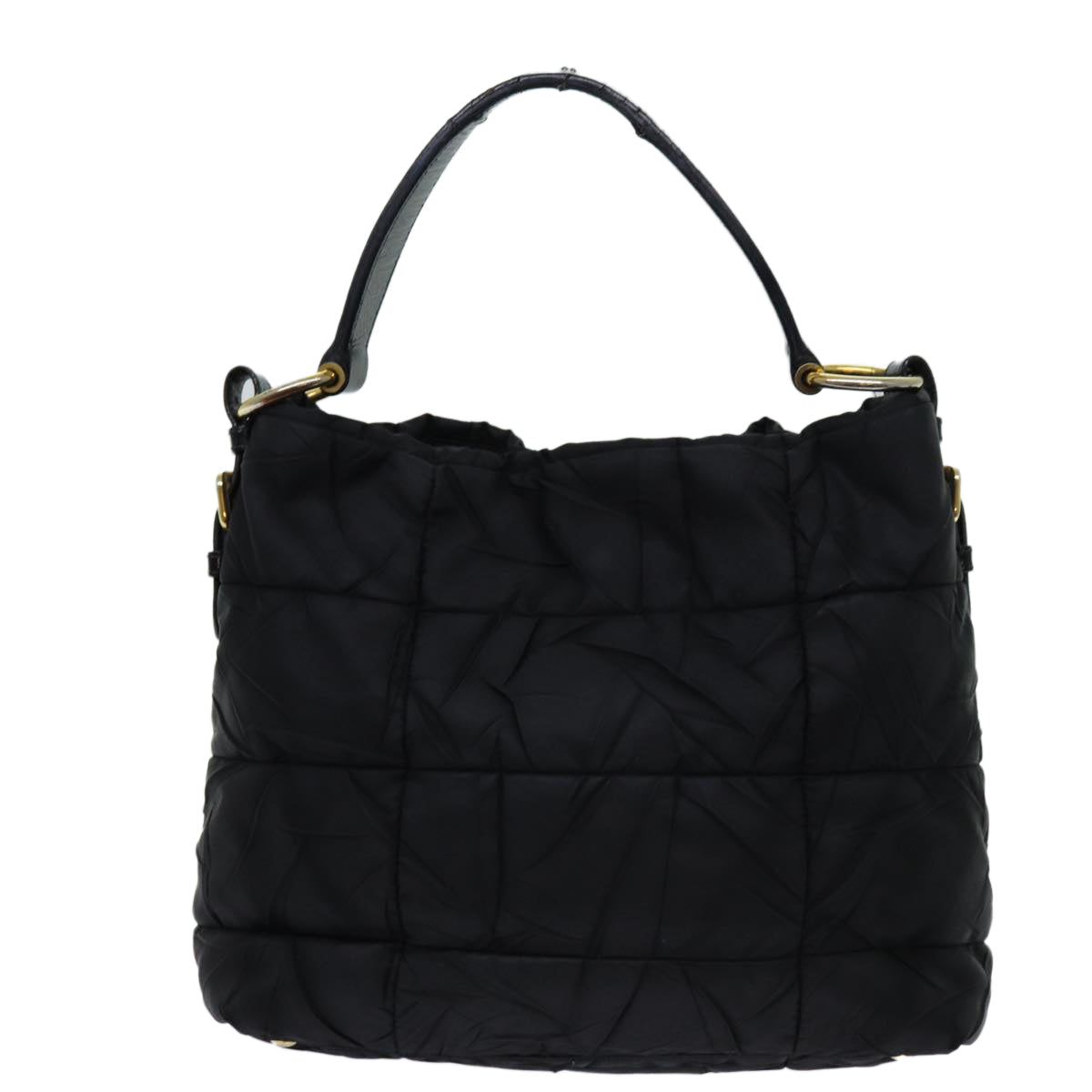 PRADA Shoulder Bag Nylon Black 70387