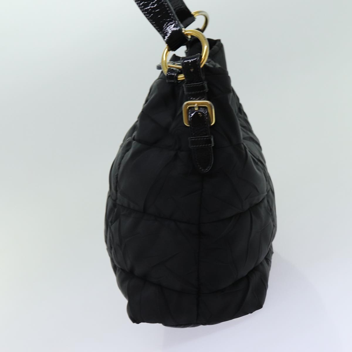 PRADA Shoulder Bag Nylon Black 70387