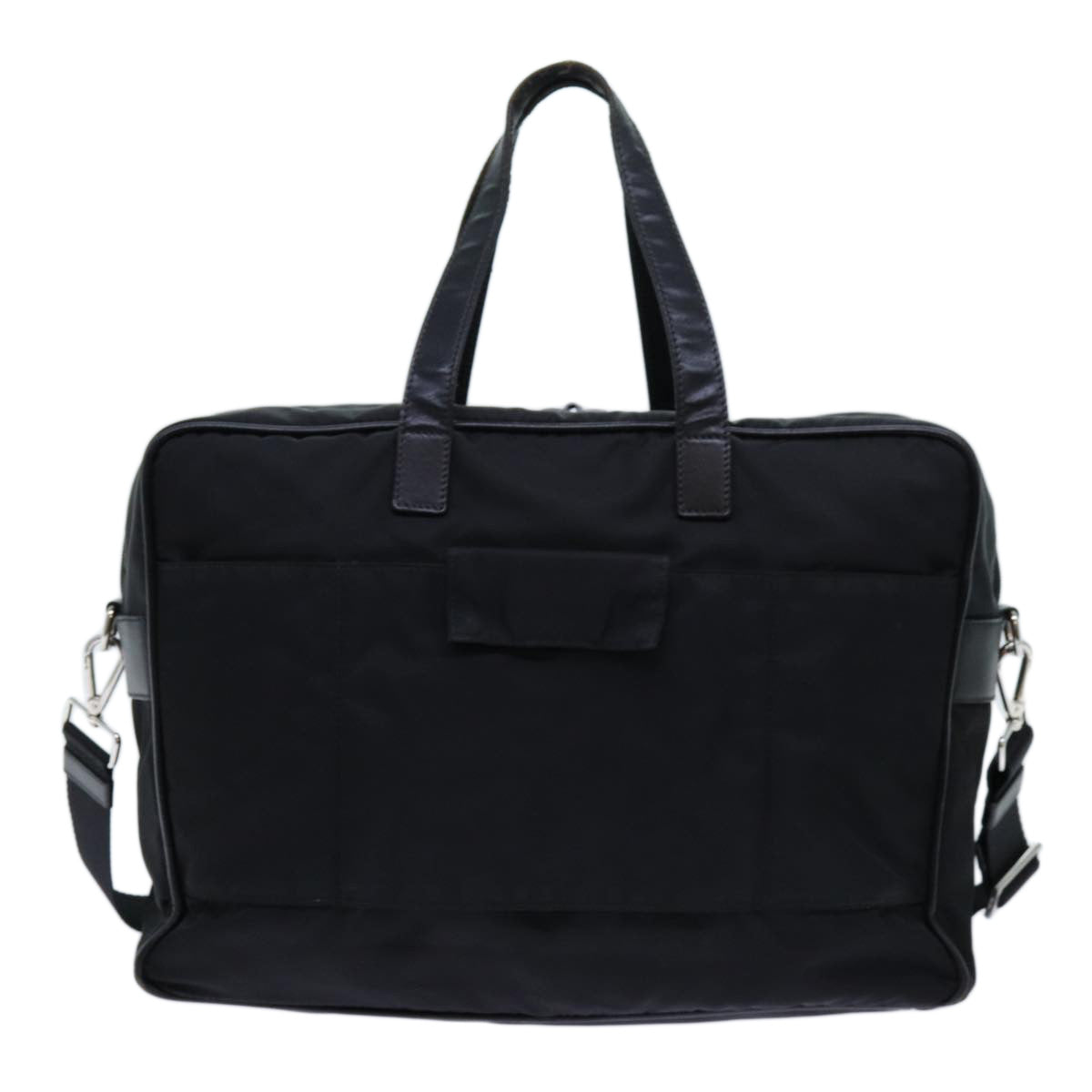 PRADA Business Bag Nylon 2way Black 70389