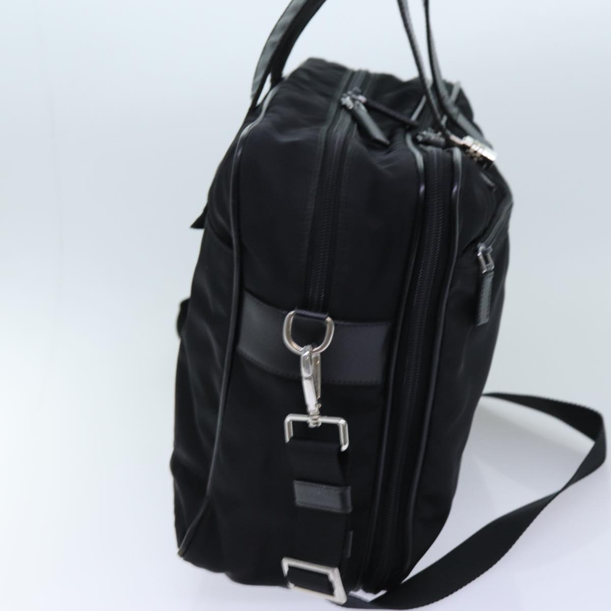 PRADA Business Bag Nylon 2way Black 70389