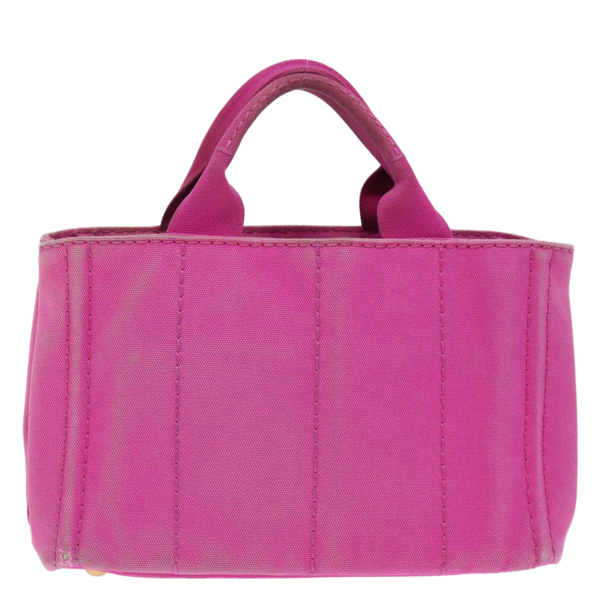 PRADA Canapa PM Hand Bag Canvas 2way Pink 70427