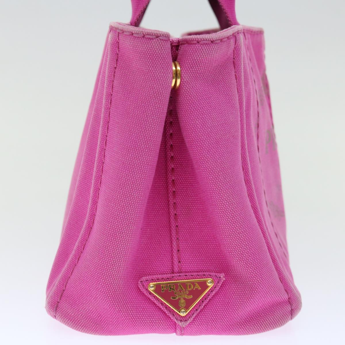 PRADA Canapa PM Hand Bag Canvas 2way Pink 70427