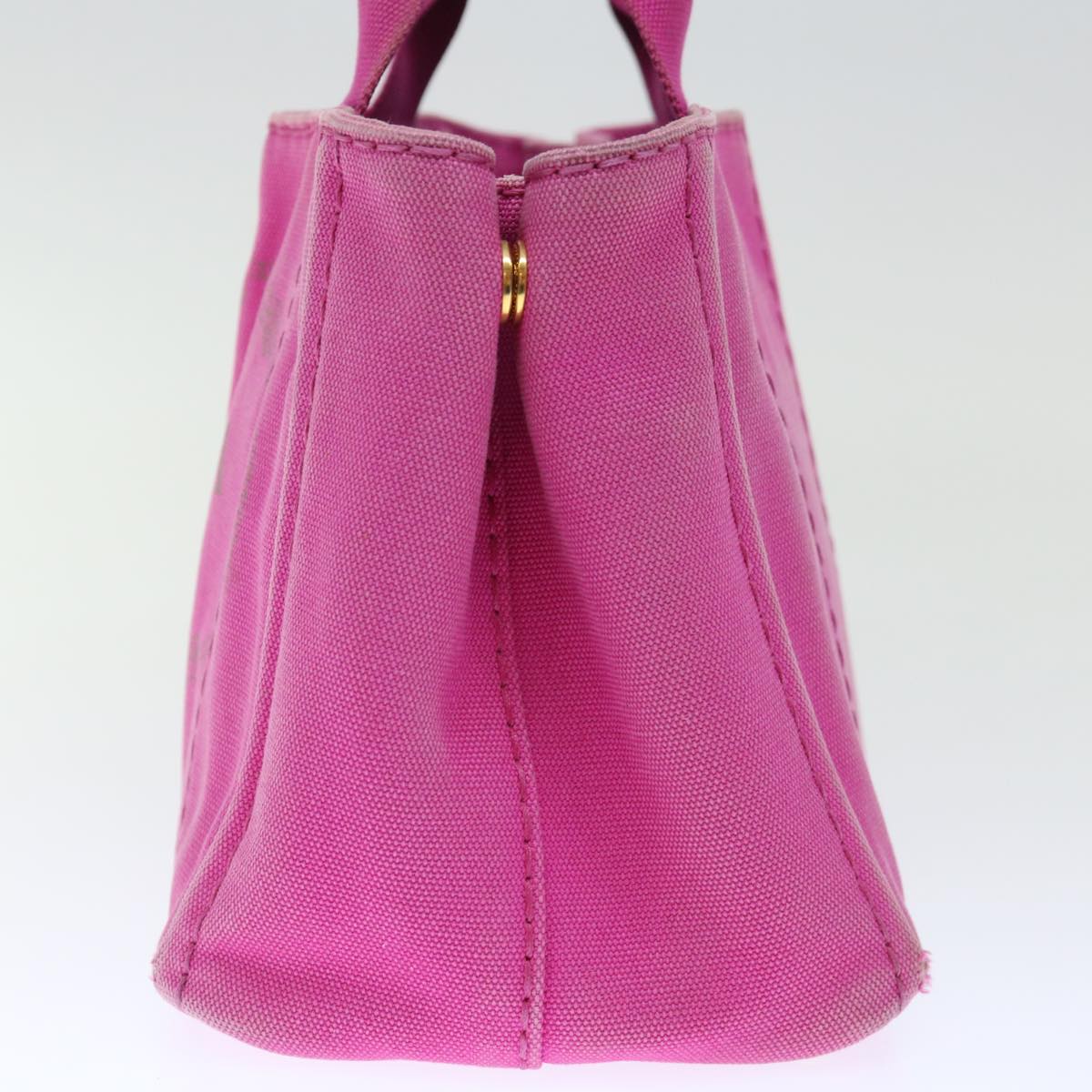 PRADA Canapa PM Hand Bag Canvas 2way Pink 70427